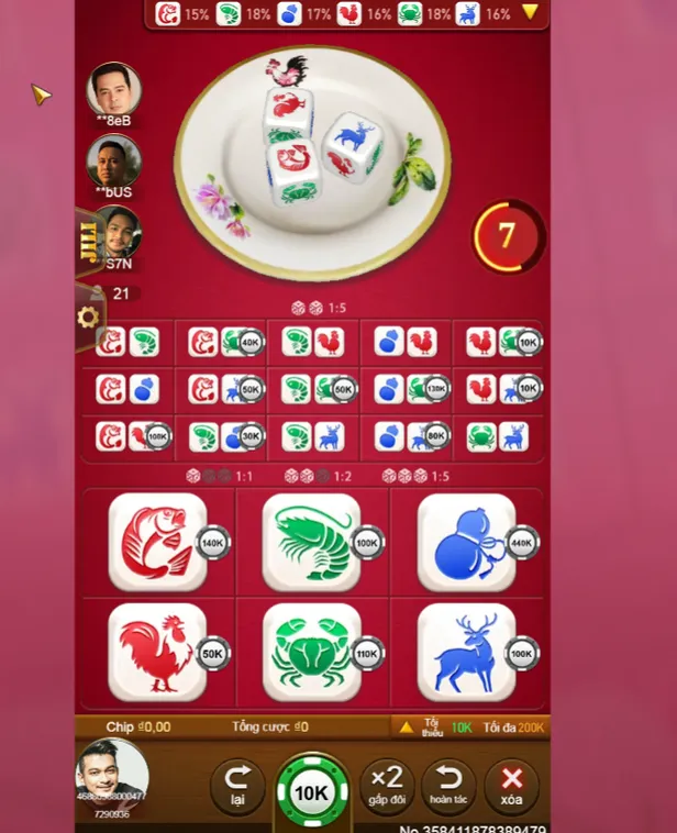 Chiến Thuật Đầu Tư Định Lượng Sảnh Bài Fish Prawn Crab Live Tại VaoBet