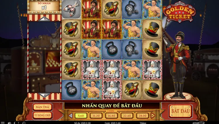 Game Nhanh Golden Ticket Tại VaoBet Hành Trình Săn Vé Vàng Trúng Jackpot Tiền Tỷ