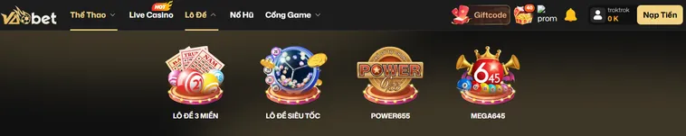 Các Tựa Game Nổi Bật Tại Sảnh Xổ Số Lô Đề VaoBet Nhận Thưởng Khổng Lồ Về Ví