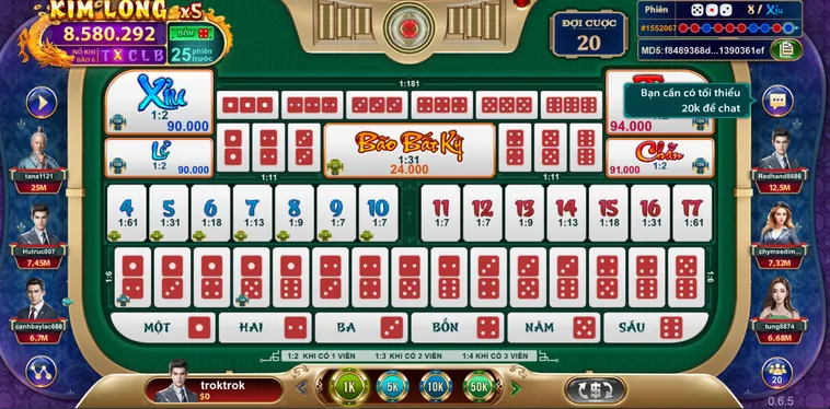 Bí Quyết Chinh Phục Sảnh Table Game Sicbo Ngũ Long Tại VaoBet
