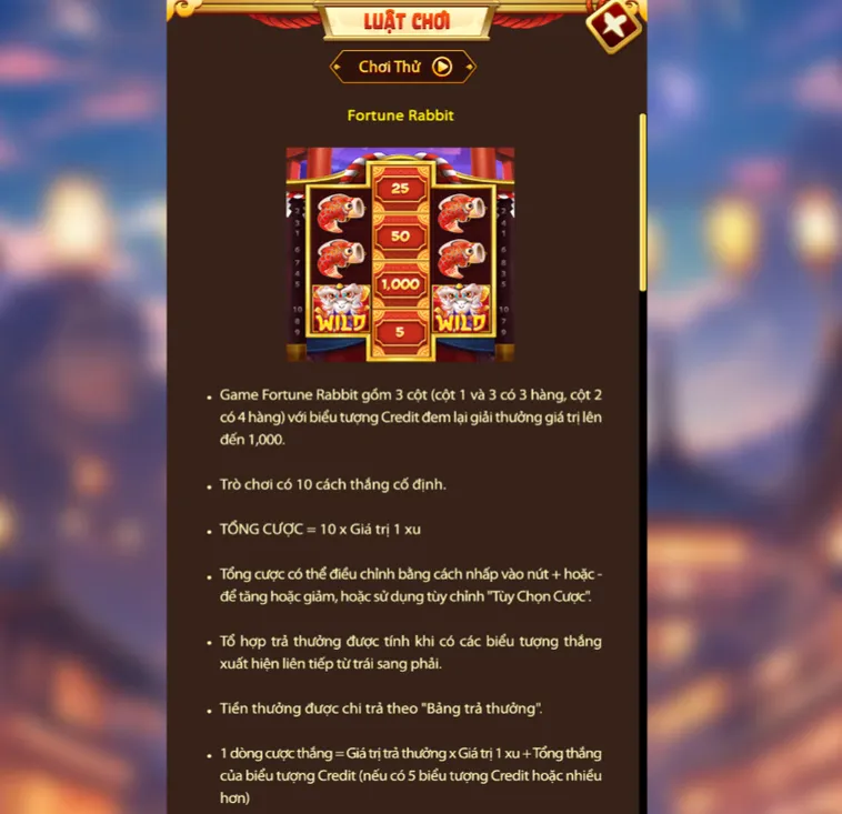 Hành Trình Săn Jackpot Nổ Hũ Fortune Rabbit Tại VaoBet Cực Dễ